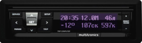 Бopтовой компьютер Multitronics RI-500V для автомобилей Ваз
