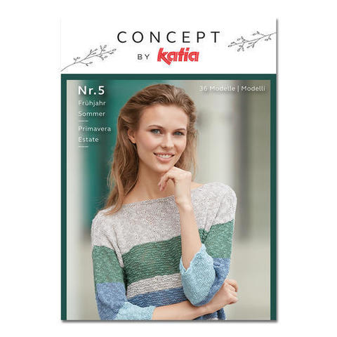 Журнал по вязанию Concept by Katia №5 весна-лето на русском языке