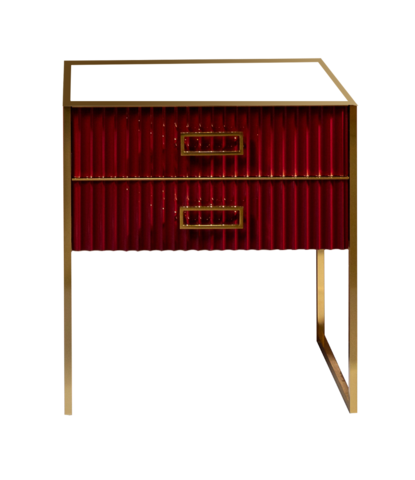 Boheme Monaco 866-080-RG Тумба, цвет: бордо глянец, золото