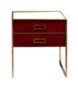 Boheme Monaco 866-080-RG Тумба, цвет: бордо глянец, золото
