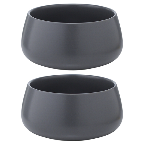 Набор салатников 2шт 800мл Tkano Essential темно-серый