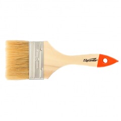 Кисть плоская Slimline 3" (75 мм), натуральная щетина, деревянная ручка Sparta