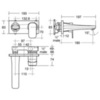 Смеситель встраиваемый однорычажный Ideal Standard Tonic II A6334AA