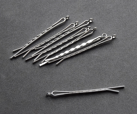 Основа для заколки 55 мм, покрытие родий