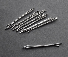 Основа для заколки 55 мм, покрытие родий