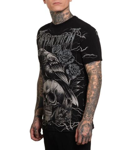 Affliction | Футболка мужская Midnight Curse Tee A27305 слева