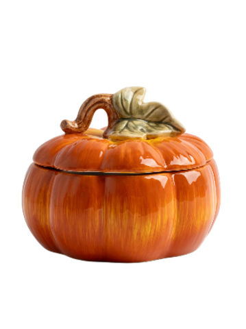 Емкость для хранения Bright pumpkin Тыква, 1300 мл - Оранжево-зеленый - купить