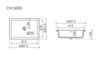 Ceramica Nova CN15004 CN15004 Раковина встраиваемая снизу Ceramicanova Era 460x320x155 мм, белый