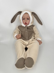 Комбинезон однотонный д\детей (флис)