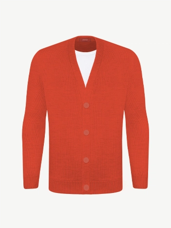 Кардиган с пуговицами из экохлопка