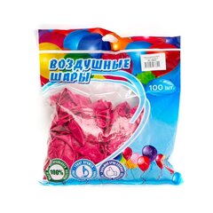 
          Шар воздушный пастель Alingar, №10, розовый, 100шт/уп, пакет с европодвесом