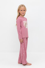 пижама  для девочки  К 1623/пепельная роза,милые сердечки