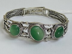 Каскад-нат (серебряный браслет)