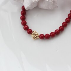 Бусина разделитель (спейсер) фриформ, 10*7 мм, позолота, П085