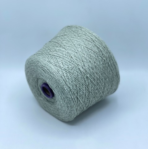 Filati Vinezia, Selene, 2/700 350м. 70% Меринос, 20% Шелк,10% Лен, Приглушенно-салатовый меланж, 37589