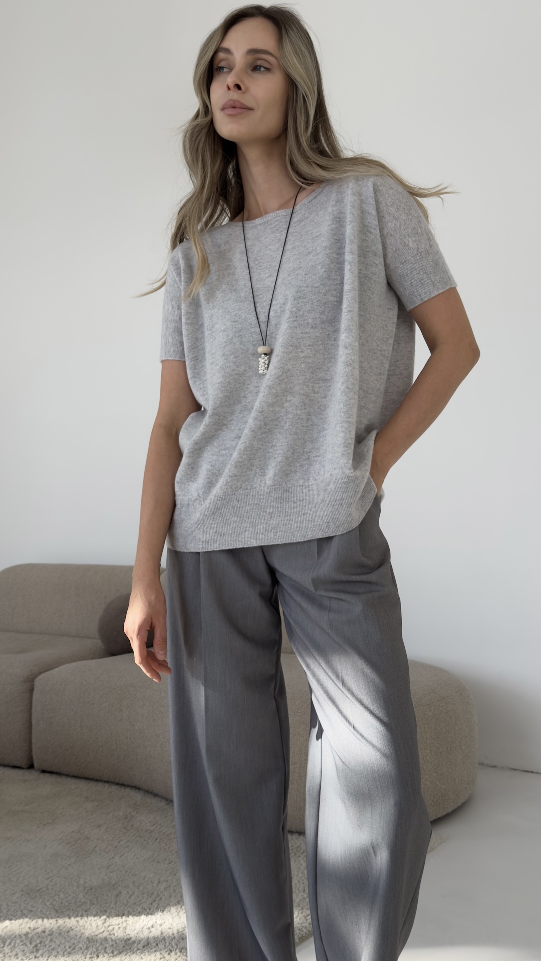 Джемпер из кашемира и мягкой шерсти PREMIUM QUALITY