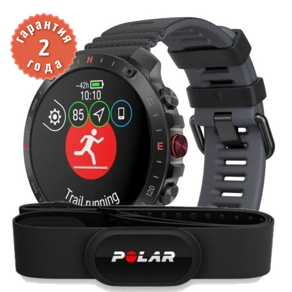 Polar Grit X2 Pro Night Black HR