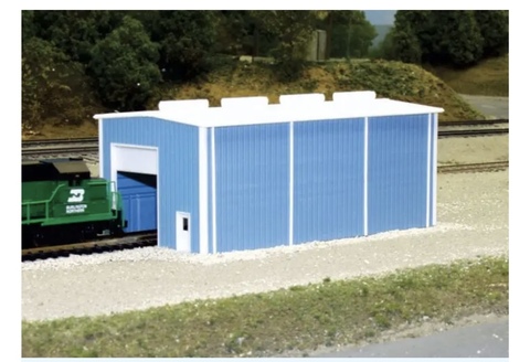 Малое локомотивное депо (склейка) N 1:160