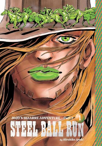 Манга JoJo's Bizarre Adventure: Part 7 - Steel Ball Run Vol.1 (на английском языке)