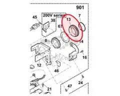 Запчасть Sharp шестерня AR-5618, 5620, 5623