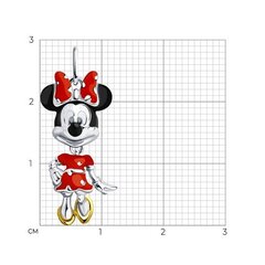 94032923 - Подвеска МИННИ МАУС  из золочёного серебра с эмалью