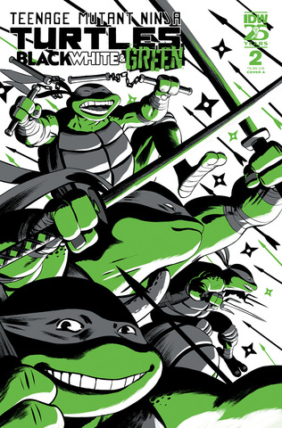 Teenage Mutant Ninja Turtles Black White & Green #2 (Cover A) (ПРЕДЗАКАЗ!)