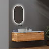 Abber Kontur AG6302SCB Зеркало с подсветкой, бесконтактный выключатель, диммер, цвет: чёрный