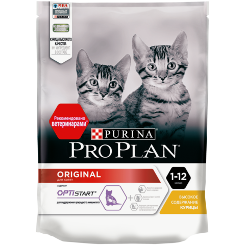 Pro Plan сухой корм для котят курица 200г