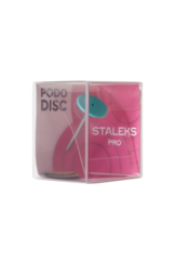 Диск педикюрный пластиковый PODODISC STALEKS PRO S в комплекте с сменным файлом 180 грит 5 шт (15 мм)