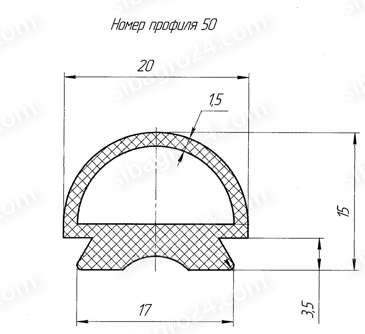 Уплотнитель силиконовый HQ-50 для печей Муссон-Ротор – купить за 750 ₽ |  Сиб Агро