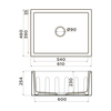 Omoikiri 4997069 Мойка Mikura 61-BL Natceramic/черный