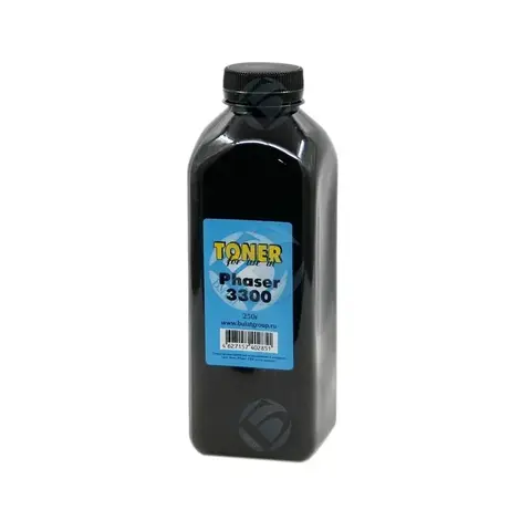 Тонер БУЛАТ Phaser 3300 для Xerox Phaser 3300, WC 3550 (Чёрный, банка 250 г)