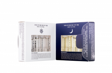 Pro You Двойной набор дневных и ночных ампул Pore Fill Up Wrinkle Day&Night Ampoule Dual Set, 2 мл x 8 шт | Pore Fill Up Wrinkle Day&Night Ampoule Dual Set