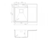 Мойка Omoikiri Akisame 65-GM-L схема