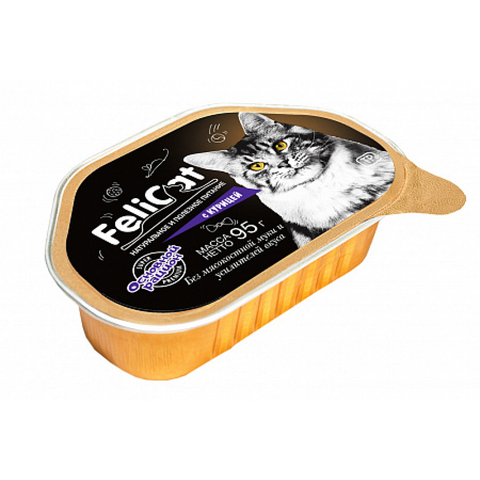 Felicat консервы для кошек (курица) 95 г
