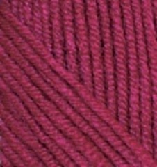 ALIZE "SUPERLANA MIDI", 25% Шерсть, 75% Акрил, 100 гр, 170 м, 390 вишня