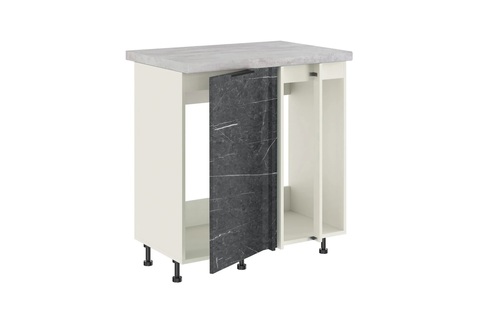 Брауни МП-850 шкаф под мойку (Стол под мойку (прямой угол) одна створка+2 фальшпанели)