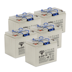 Комплект аккумуляторов RuTrike 6-EVF-70 60V73AH (AGM)