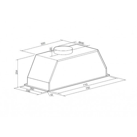 Встраиваемая вытяжка Graude  LB 75.0 E