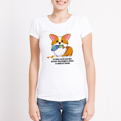 Футболка "Корги не взрослеет"