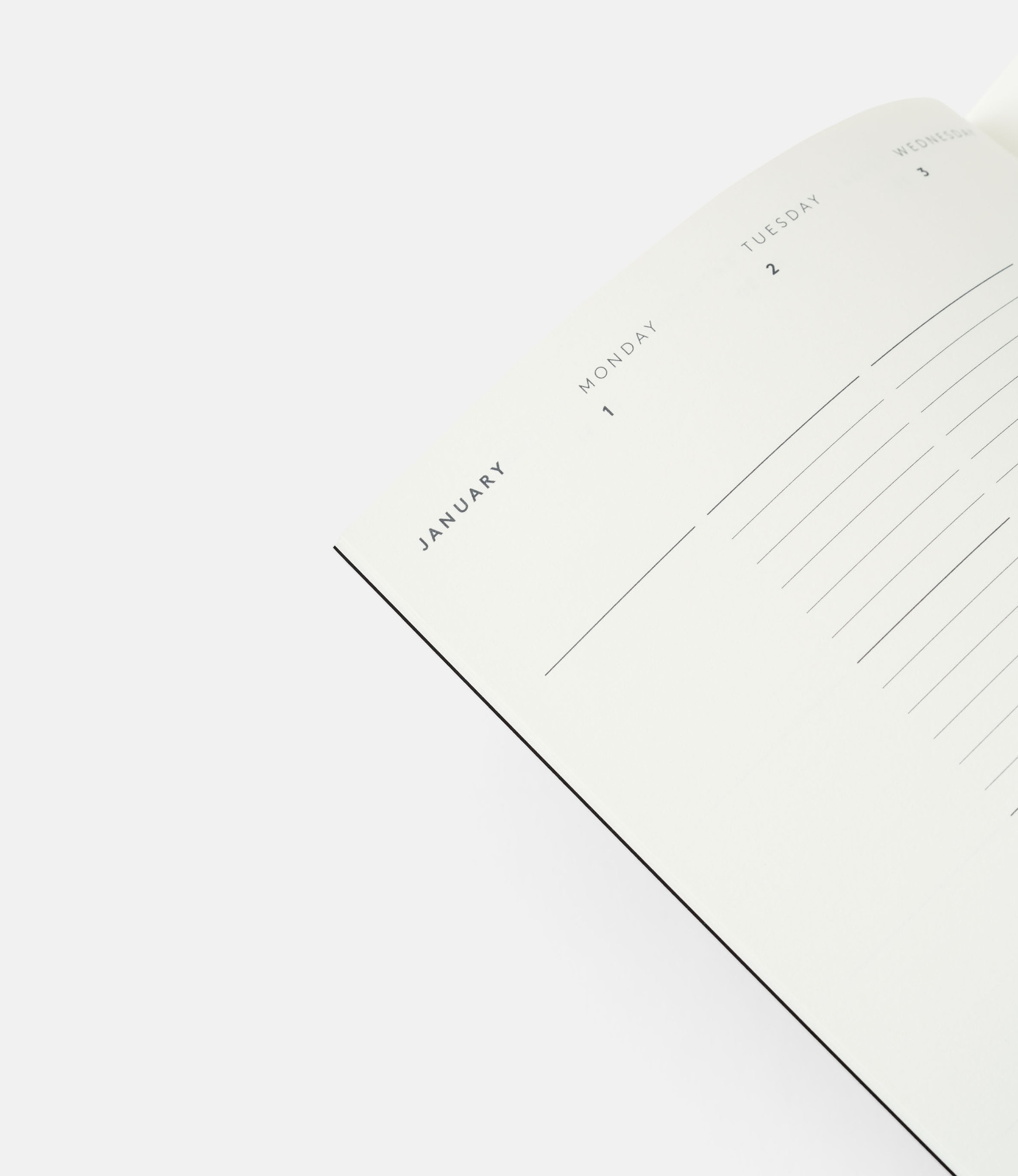 Mark+Fold Diary Black — планер на 2024 год
