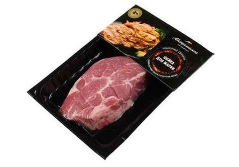 Шейка для жарки из мраморной свинины, 300г