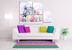 Модульная картина "Весенние часы"