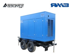 Дизельный генератор Азимут ЭД-150-Т400-2РПМ2 ЯМЗ на шасси в капоте савтозапуском