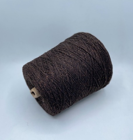 Filatix (пр.Италия).art-Caramello 300м/100гр, 80% меринос, 15% полиамид, 5%Люрекс, цвет-Коричневый с медным люрексом, арт.31112