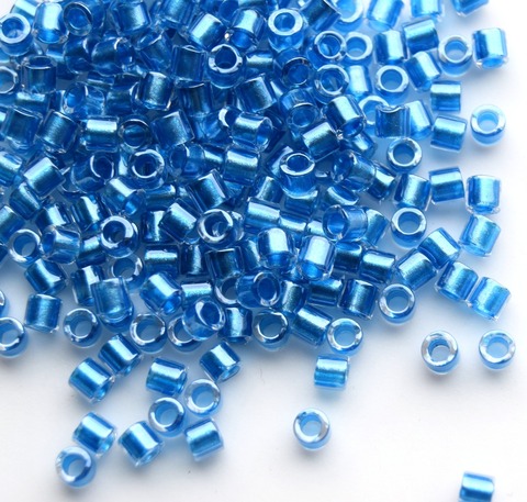 DBL-0905 Sparkling Aqua Lined Crystal