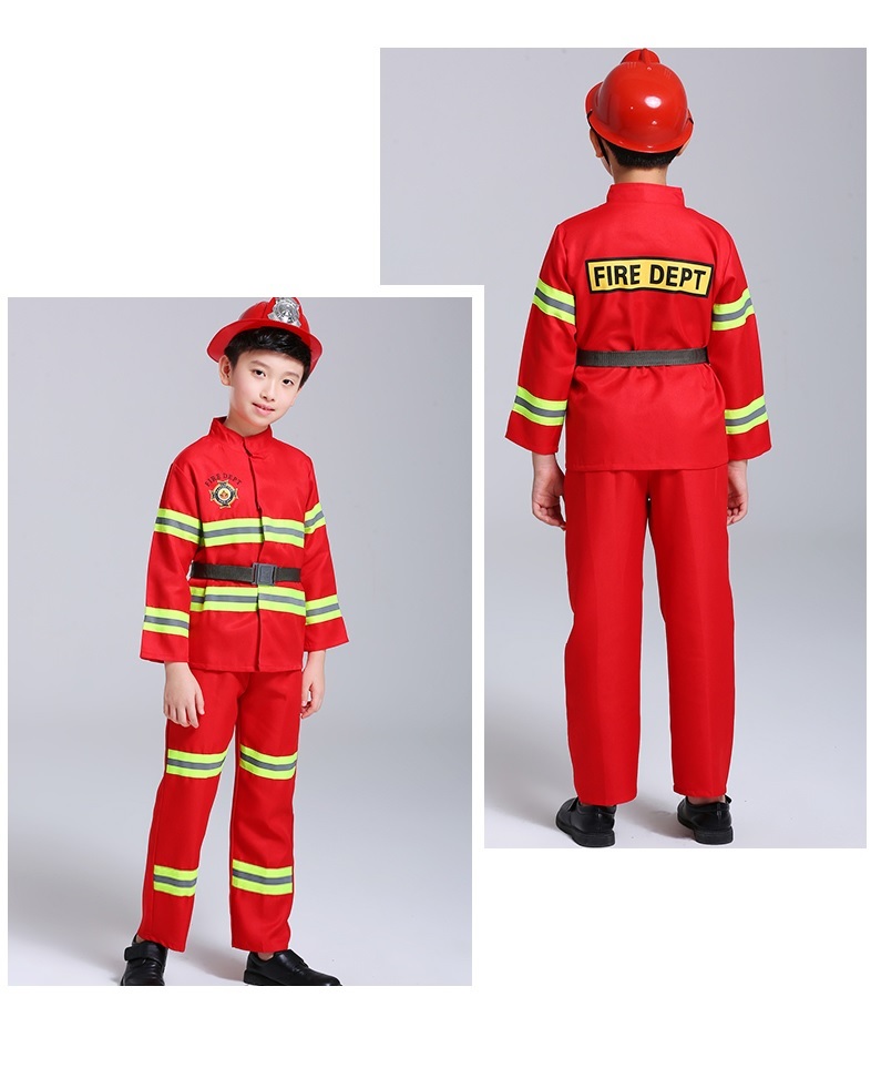Детские костюмы и шлемы пожарника