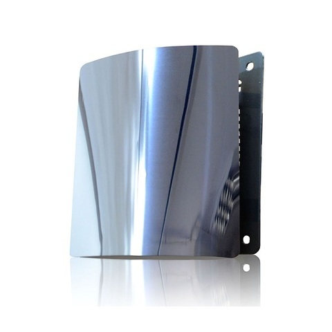 Решетка на магнитах Родфер РД-200 Нержавейка матовая с декоративной панелью 200х200 мм