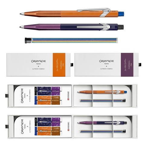 Карандаш механический Caran d’Ache Fixpencil LE Alfredo Häberli, Plum (22.639)