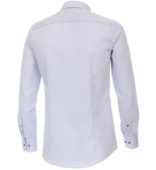 Сорочка мужская Venti Modern Fit 113728600-100 голубая из фактурной ткани